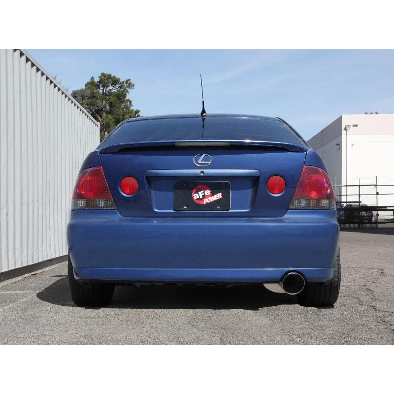 aFe Lexus IS300 01-05 L6-3.0L Takeda Cat-Back Exhaust System- Black Tip-SR1 Performance