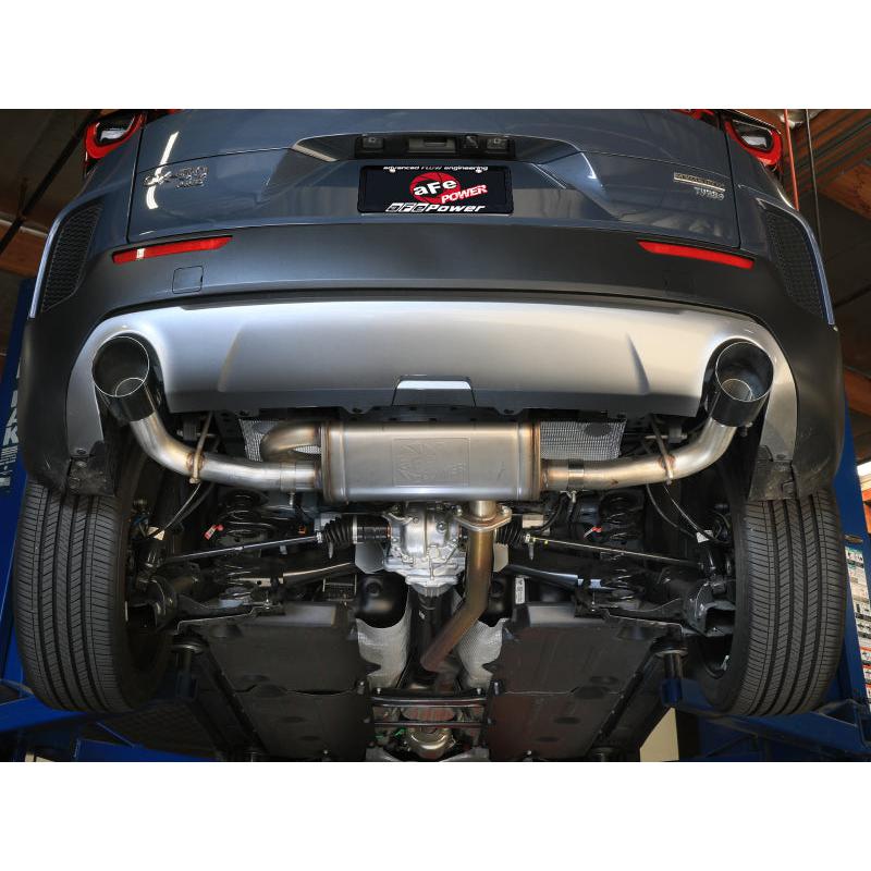 aFe 2023+ Mazda CX-50 Takeda 2.5in 304 SS Axle-Back Exhaust System w/ Black Tips-SR1 Performance