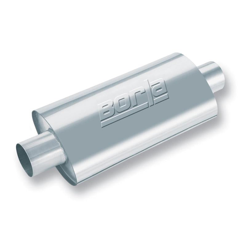 Borla XR-1 Racing Sportsman 2 1/2 inch Outlet / 2 1/2 inch Inlet 16in Case Oval Muffler-SR1 Performance