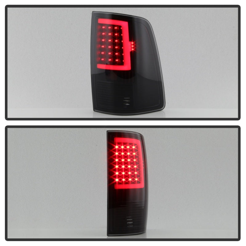 xTune 13-18 Dodge Ram 1500 (LED Model Only) LED Tail Lights - Blk Smk (ALT-ON-DRAM13V2-LBLED-BSM)-SR1 Performance