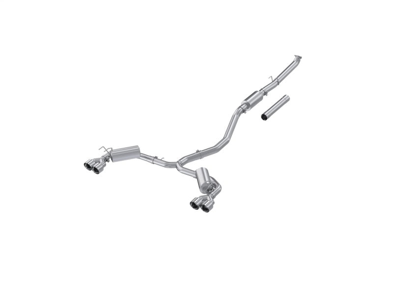 MBRP 22-24 Honda Civic/Sport Touring 1.5L 3in Cat-Back 2.5in Dual Split Rear w/ Quad Tips - AL-SR1 Performance