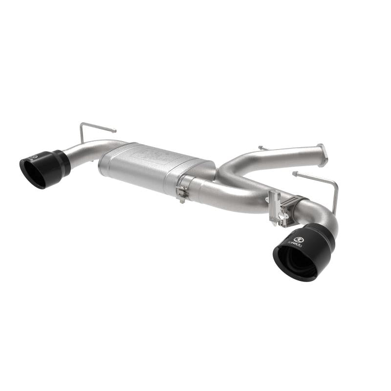 aFe 21-22 Hyundai Veloster N L4-2.0L Takeda 3in 304 SS Axle-Back Exhaust System w/ Black Tip-SR1 Performance