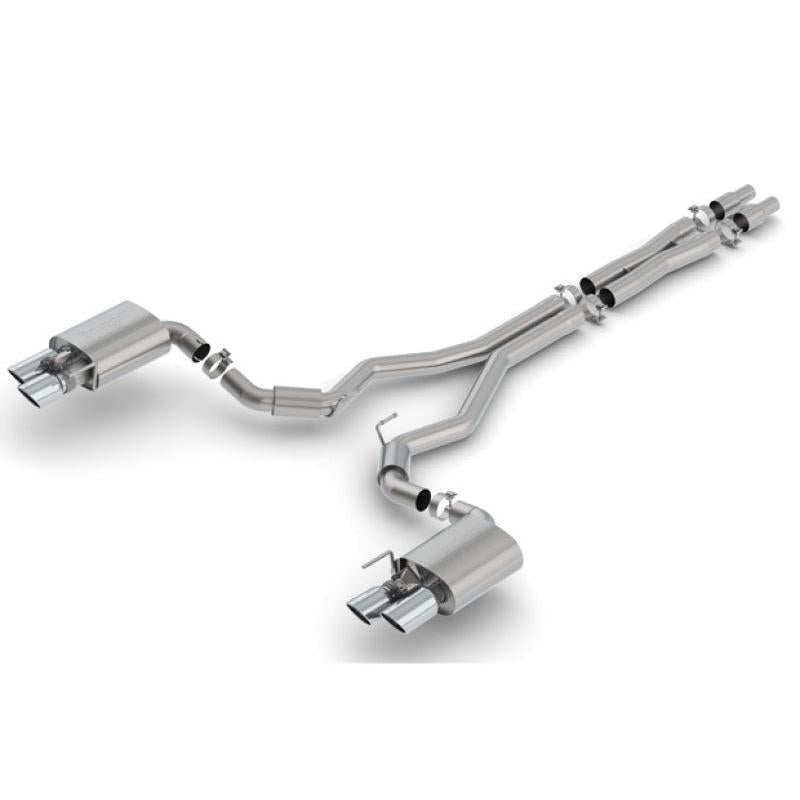 Borla 2018 Ford Mustang GT 5.0L AT/MT 3in S-Type Catback Exhaust w/ Valves-SR1 Performance