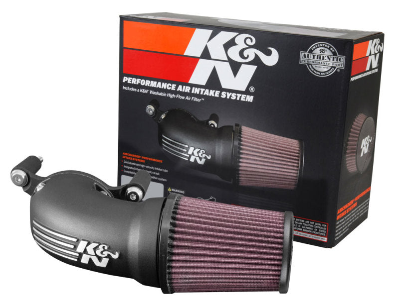 K&N 01-17 Harley Davidson Softail / Dyna FI Performance Air Intake System-SR1 Performance