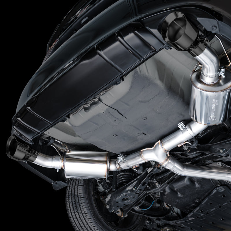 AWE Tuning 22+ Honda Civic Si/Acura Integra Touring Edition Catback Exhaust - Dual Diamond Black Tip-SR1 Performance