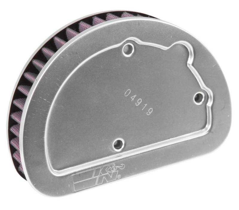 K&N Replacement Unique Air Filter 6.625in L x 4.75in W x 1.625in H with 1 Flange for Harley Davidson-SR1 Performance
