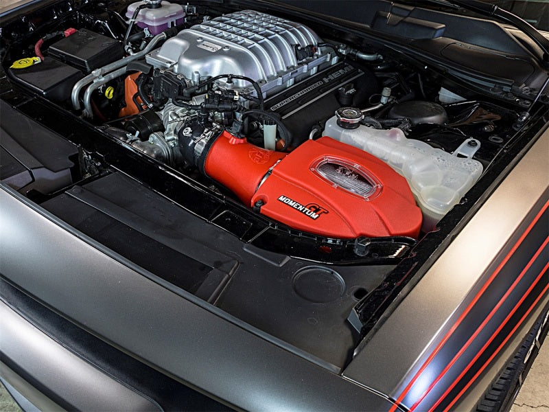aFe Momentum GT Limited Edition Cold Air Intake 15-16 Dodge Challenger/Charger SRT Hellcat - Red-SR1 Performance