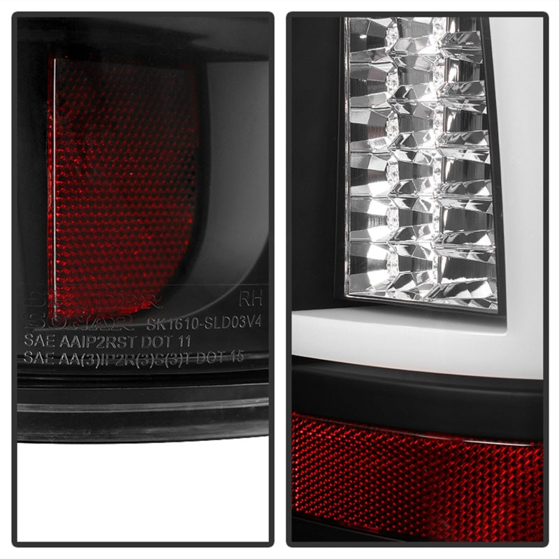 Spyder Chevy Silverado 1500/2500 99-02 Version 2 LED Tail Lights - Black ALT-YD-CS99V2-LED-BK-SR1 Performance
