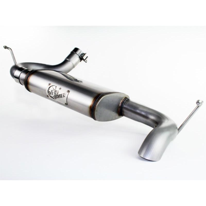 aFe MACHForce XP 07-17 Jeep Wrangler V6-3.6/3.8L 409 SS 2.5in Axle-Back Exhaust-SR1 Performance