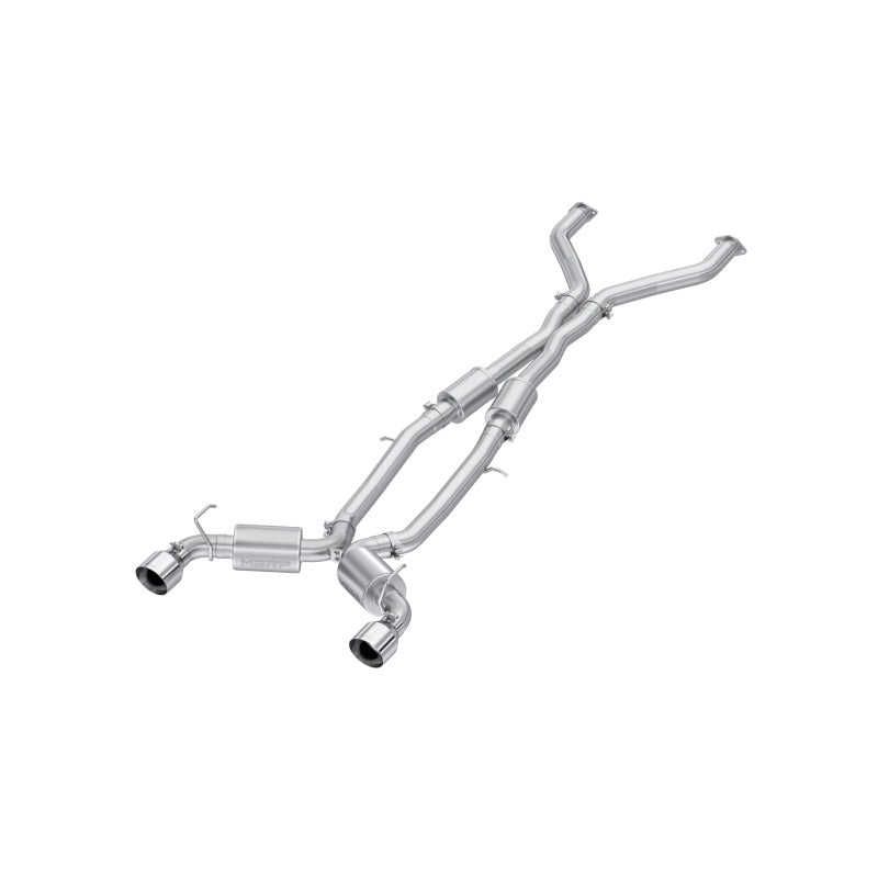 MBRP 23-24 Nissan Z 3.0L Armor Pro T304 Stainless Steel 3in Cat-Back Dual Rear Exit w/ 5in OD Tips-SR1 Performance