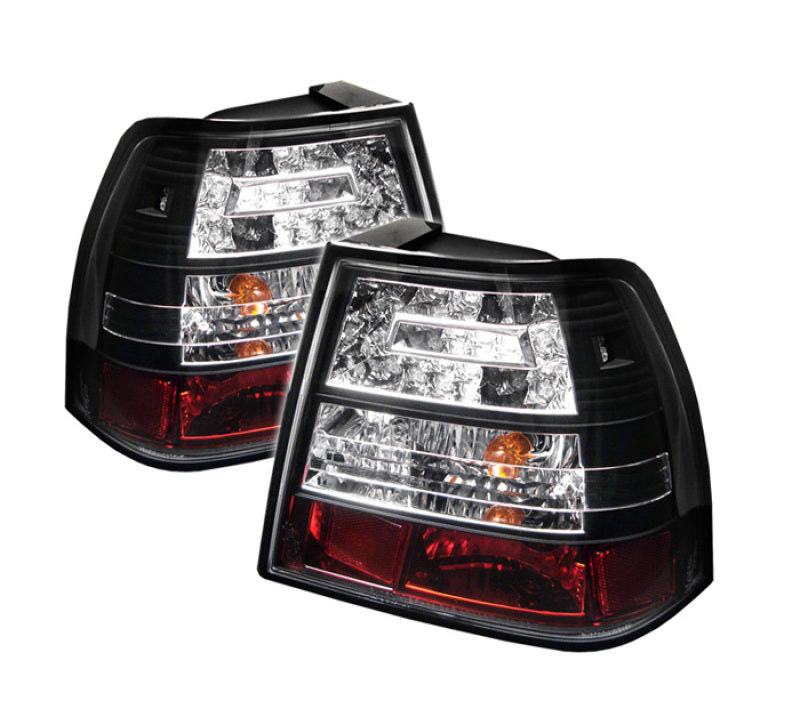 Spyder 99-04 Volkswagen Jetta Sedan (Excl Wagon) LED Tail Lights Black ALT-YD-VJ99-LED-BK-SR1 Performance