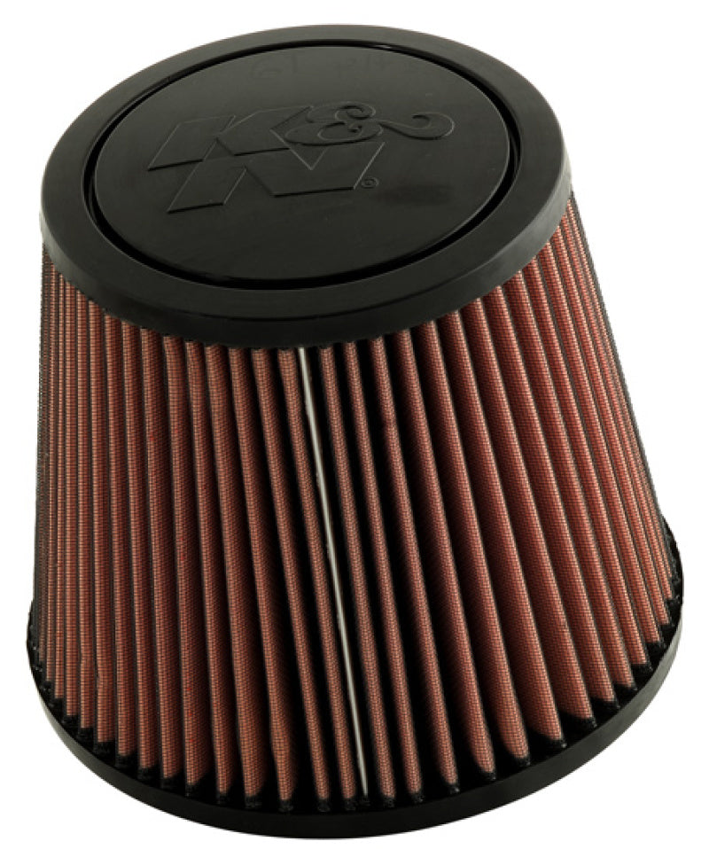 K&N Universal Rubber Filter-Round Tprd 4.875in Flange ID x 9in Base OD x 6.625in Top OD x 7.938in H-SR1 Performance