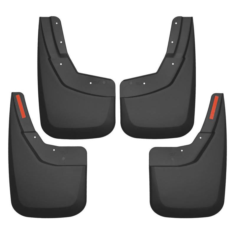 Husky Liners 14-17 Chevy Silverado 1500 / 15-16 Silverado 2500 HD Front and Rear Mud Guards - Black-SR1 Performance