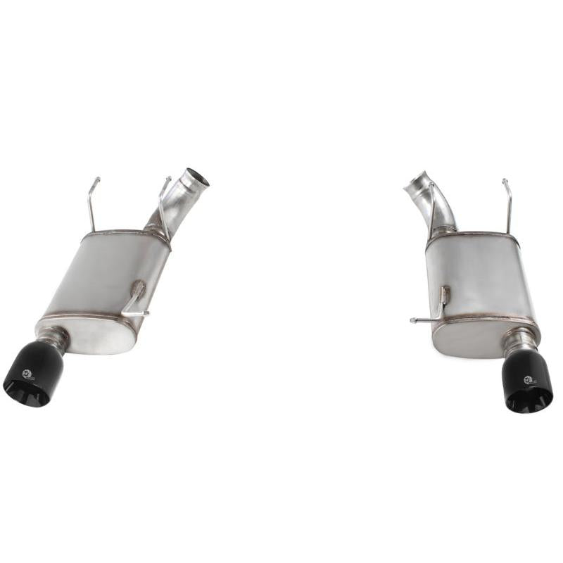 aFe MACHForce XP Exhaust 11-14 Ford Mustang GT V8-5.0L 3in. Stainless Steel Axle-Back w/Black Tips-SR1 Performance