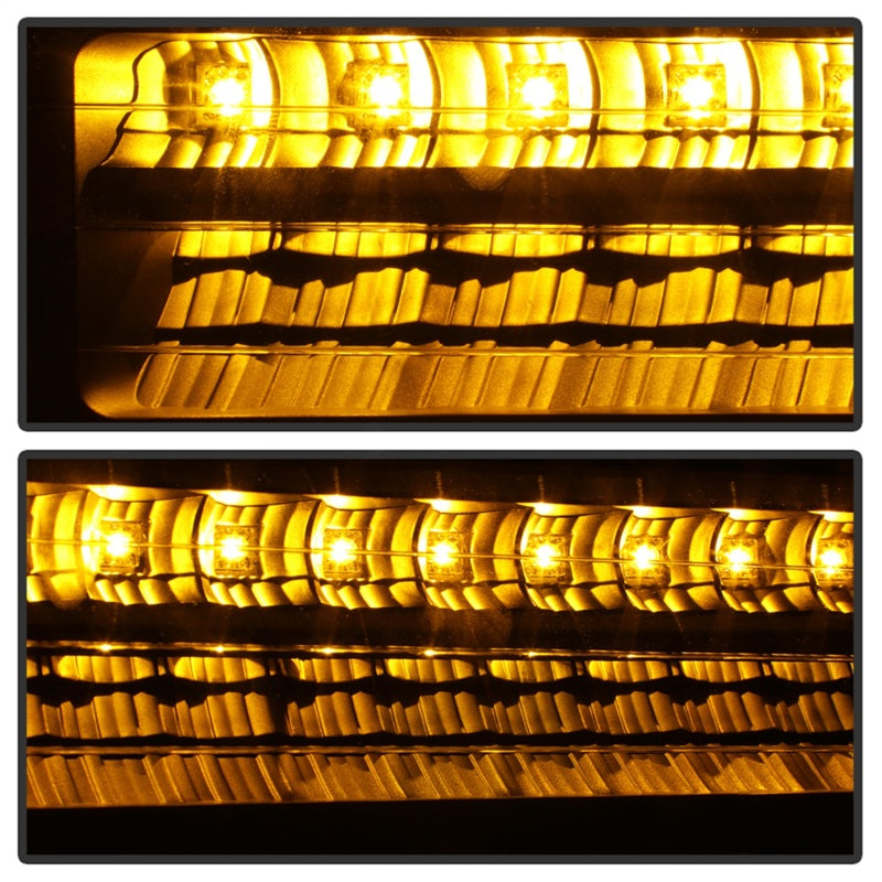 Xtune 92-94 Blazer Full Size Corner/LED Bumper Headlights Black HD-JH-CCK88-LED-AM-BK-SET-SR1 Performance