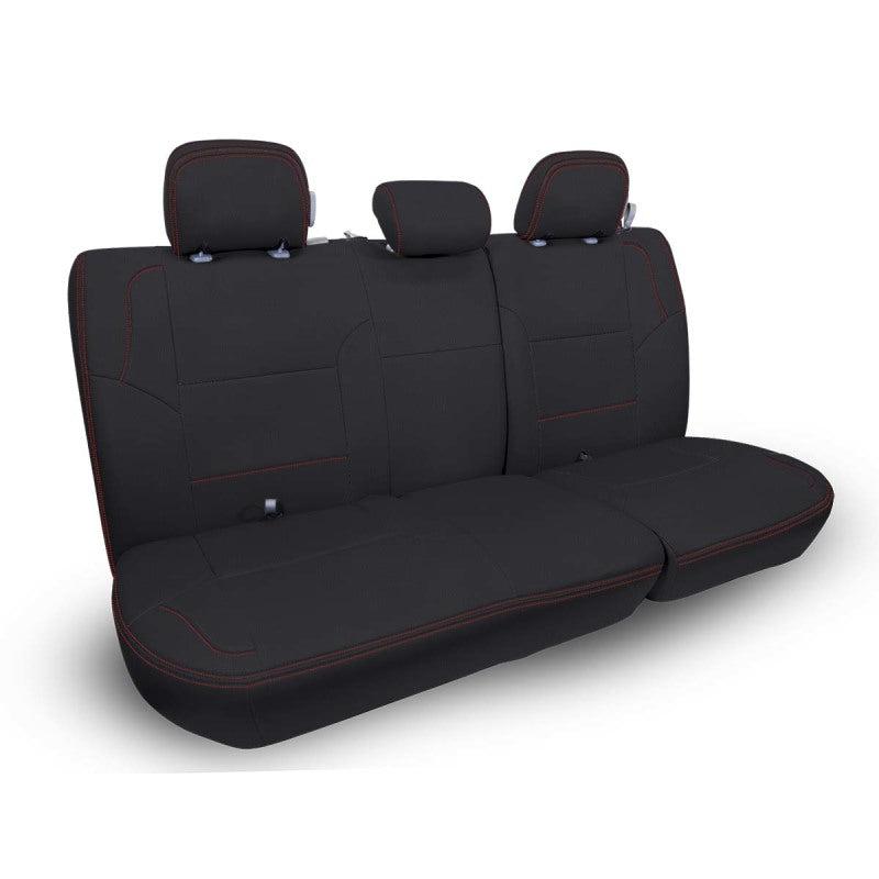 PRP 12-15 Toyota Tacoma Rear Bench Cover Double Cab - Black with Red Stitching-SR1 Performance