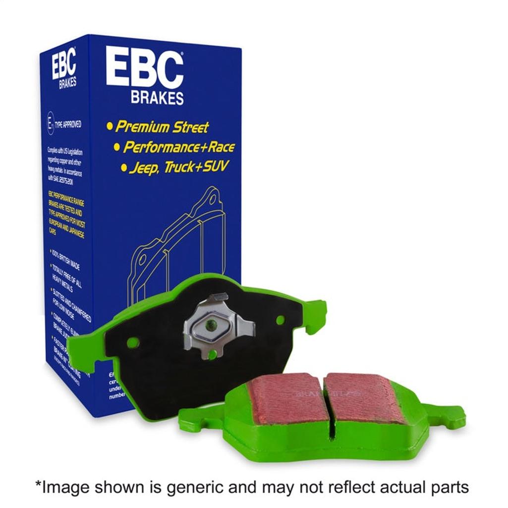 EBC Greenstuff 6000 Series Rear Brake Pads for Chevrolet Silverado 1500 (2019-2020)