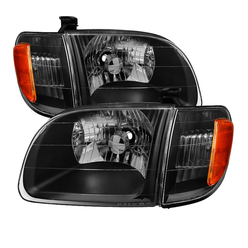 Xtune Toyota Tundra Regular/Access Cab 00-04 OEM Style Headlights & Corner Lights HD-JH-TTUN00-AM-BK-SR1 Performance