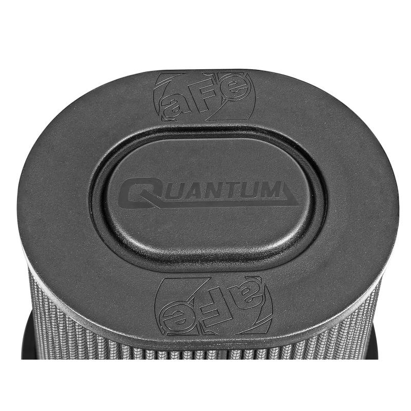 aFe Quantum Pro DRY S Air Filter Flat Top - 5in Flange x 9in Height-SR1 Performance