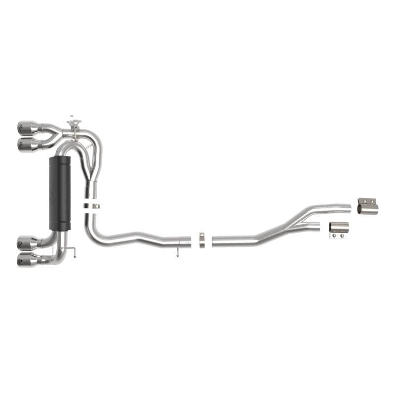 aFe MACHForce XP Exhausts Cat-Back SS 19-21 BMW M2 Competition L6-3.0L w/Polished Tips-SR1 Performance