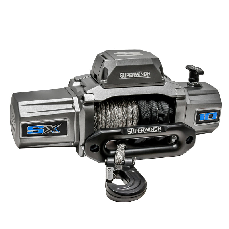 Superwinch 10000 LBS 12V DC 3/8in x 80ft Synthetic Rope SX 10000 Winch-SR1 Performance