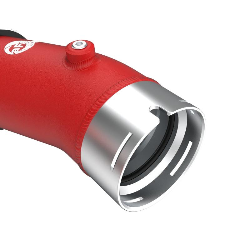 aFe 2024+ Toyota Tacoma BladeRunner 2.5in & 3in Aluminum Hot & Cold Charge Pipe Kit - Red-SR1 Performance
