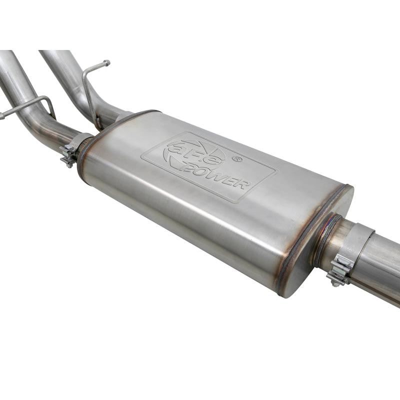 aFe Vulcan Series 4in-3in 304-SS Exhaust Cat-Back 2019 GM Silverado / Sierra 1500 V8-5.3L w/ OE Tips-SR1 Performance