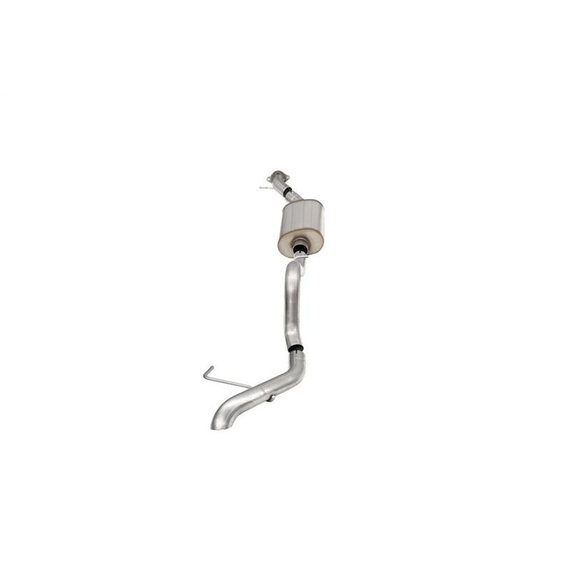 Corsa 2021-2024 Ford Bronco 2.3L 2-Door 2.75in Cat-Back Single Side Exhaust w/ Turndown ExhaustTip-SR1 Performance