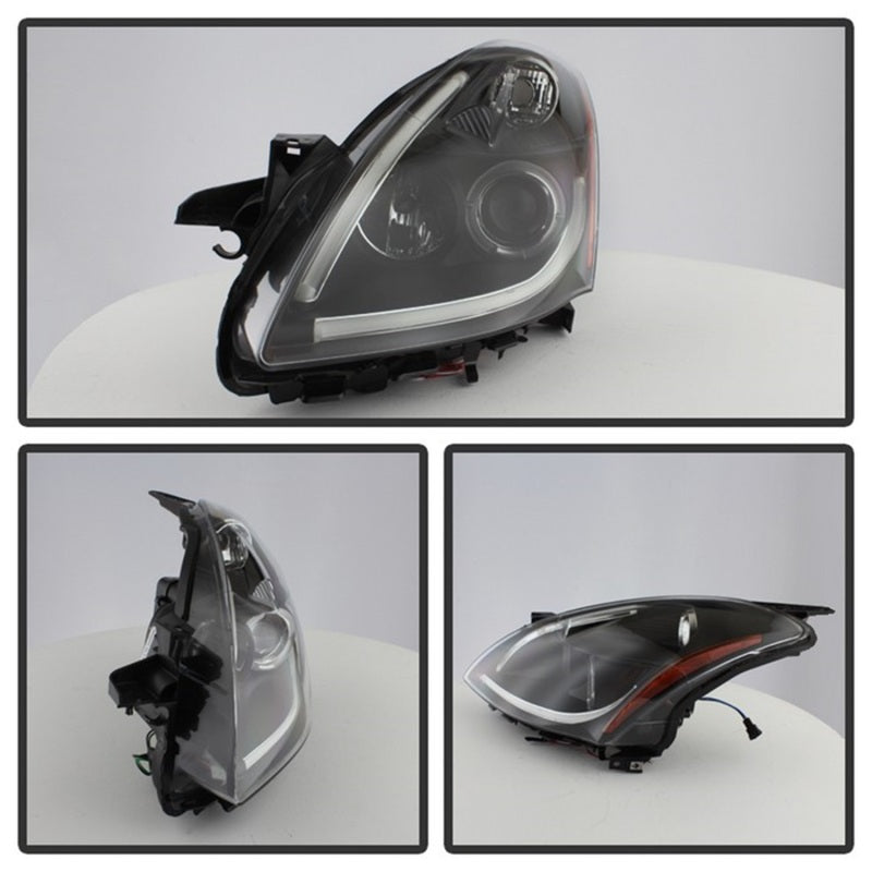 Spyder Nissan Altima 4Dr 10-12 Projector Headlights Light DRL LED Halo Blk PRO-YD-NA104D-LTDRL-BK-SR1 Performance