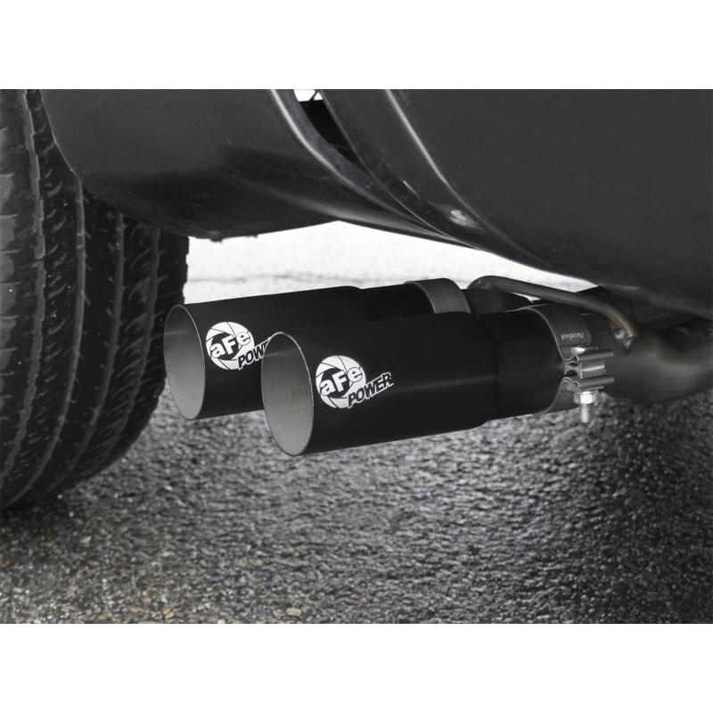 aFe Rebel Series 3in 409 SS Cat-Back Exhaust w/ Black Tips 04-15 Nissan Titan V8 5.6L-SR1 Performance