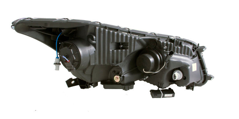 ANZO 2008-2012 Honda Accord Projector Headlights w/ U-Bar Black-SR1 Performance