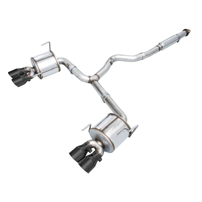 AWE Tuning 2022+ VB Subaru WRX Touring Edition Exhaust - Diamond Black Tips-SR1 Performance