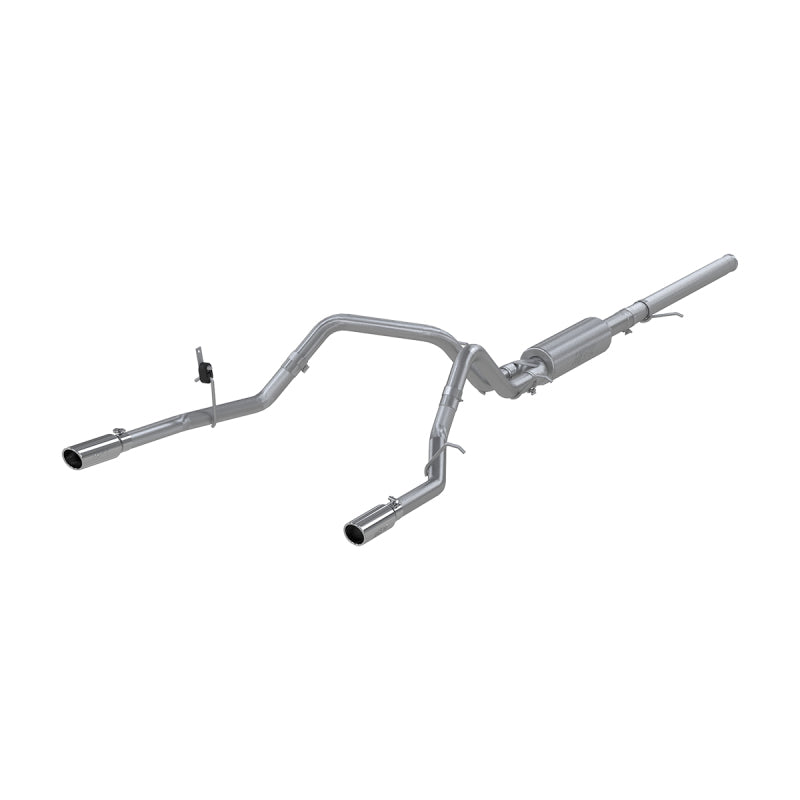MBRP 14 Chevy/GMC 1500 Silverado/Sierra 4.3L V6/5.3L V8 Dual Split Rear T409 3in Cat Back Exhaust-SR1 Performance