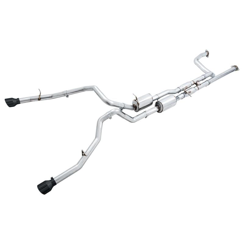 AWE Tuning 2021 RAM 1500 TRX 0FG Cat-Back Exhaust - Diamond Black Tips-SR1 Performance