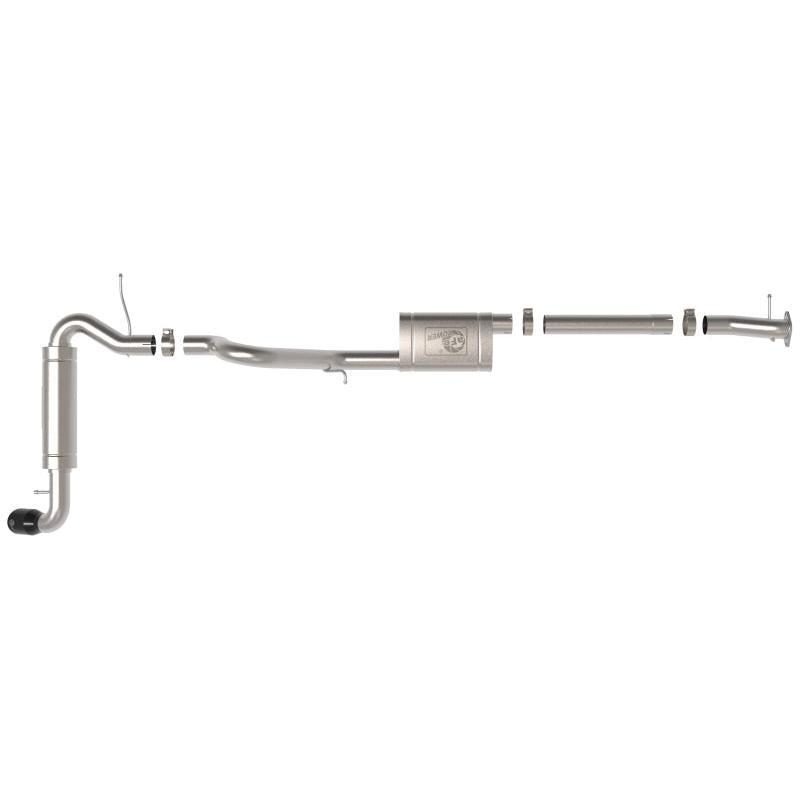 aFe Apollo GT 3in 409 SS Cat-Back Exhaust 2021 Ford Bronco L4-2.3L (t)/V6-2.7L (tt) w/ Black Tip-SR1 Performance