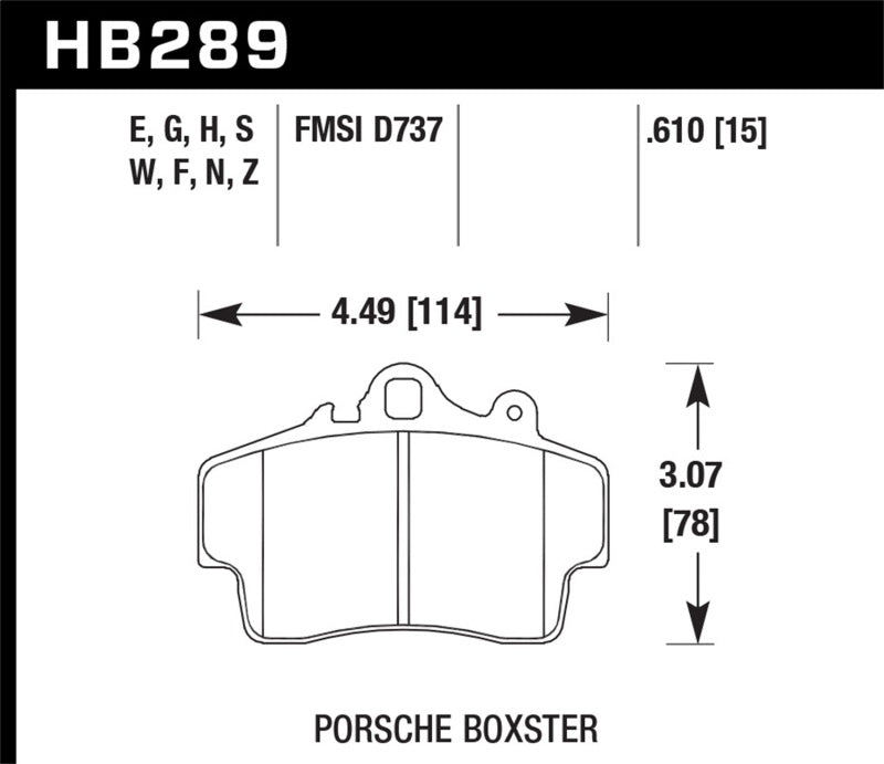 Hawk Performance Ceramic Street Brake Pads-SR1 Performance