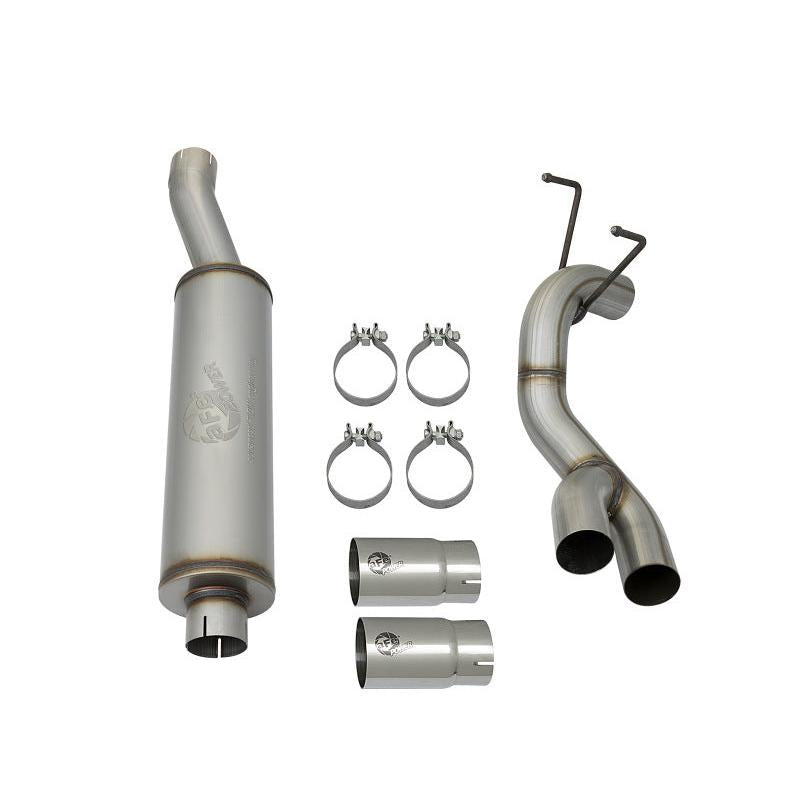 aFe POWER Rebel Series 3.5in 409 SS Cat Back Exhaust w/Pol Tips 14-17 RAM 2500/3500 V8-6.4L Hemi-SR1 Performance