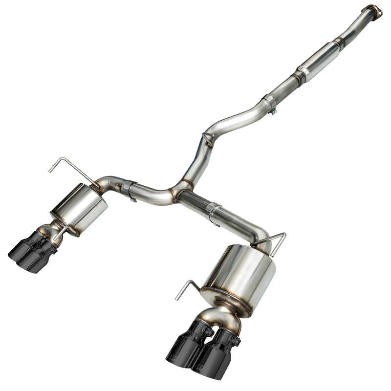 AWE Tuning 2015+ Subaru WRX VA Sedan Touring Edition Exhaust - Diamond Black Tips (102mm)-SR1 Performance