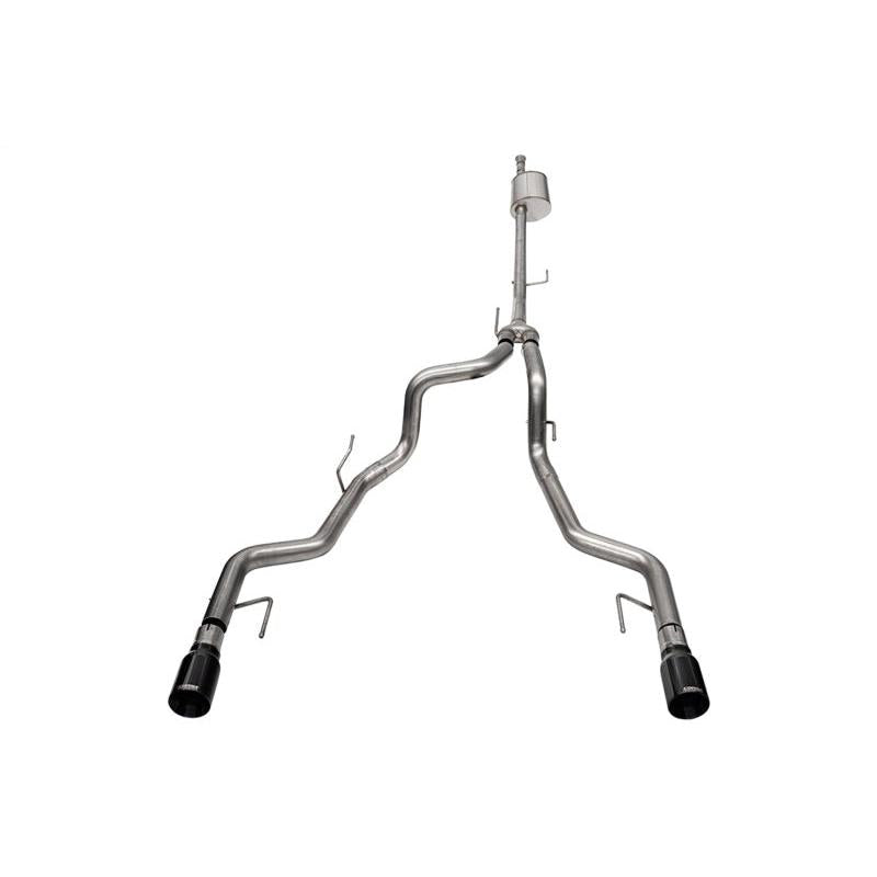 Corsa 2022-2024 2023 Ford F-150 SuperCrew/5.5ft Bed 5.0L V8 Sport Cat-Back Dual Rear Exit-Black PVD-SR1 Performance
