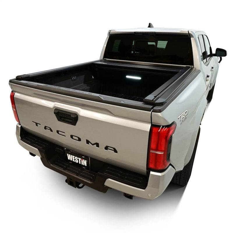 Westin 24-26 Inch Toyota Tacoma 5ft Bed Electric Retractable Tonneau Cover in Black