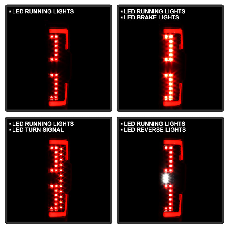 Spyder Apex 20-21 Ford F250 SD (LED Model Only) LED Tail Lights - Black (ALT-YD-FS20LEDBS-LED-BK)-SR1 Performance