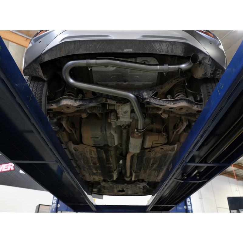 aFe Takeda 2-1/2in 304 SS Axle-Back Exhaust (No Muffler) 18-21 Hyundai Kona L4 1.6L (t)-SR1 Performance