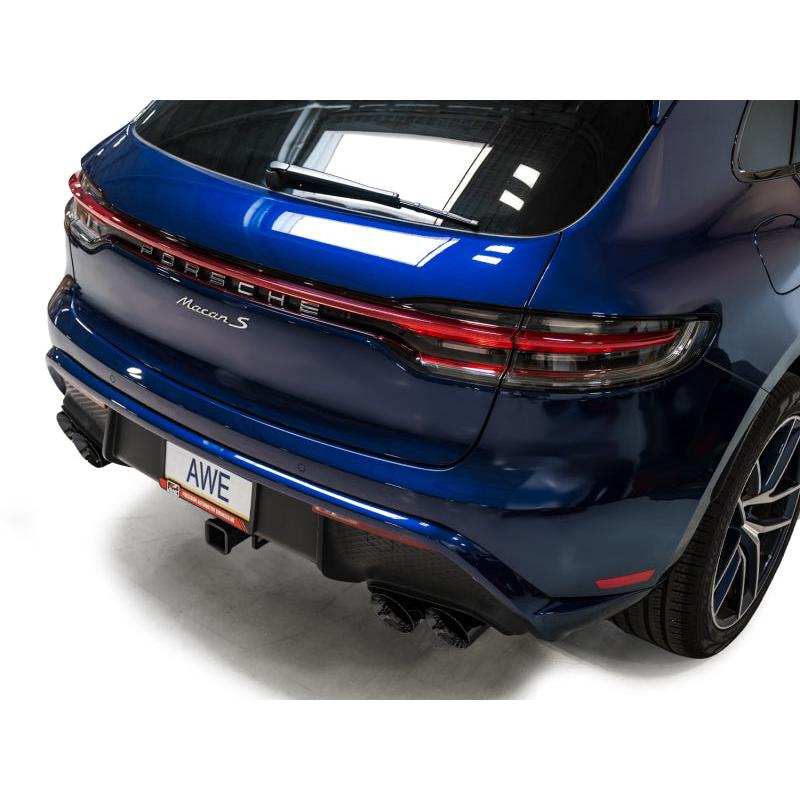 AWE Tuning 2022+ Porsche Macan 2.9TT Touring Edition Catback Exhaust w/ Diamond Black Tips-SR1 Performance