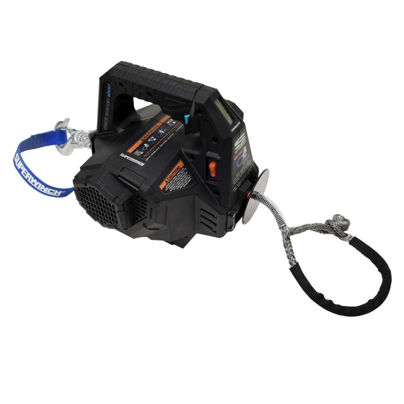 Superwinch Hand Hauler 1000 Winch 24 VDC 1000 lbs Line Pull Soft Shackle Rope End Safely-SR1 Performance