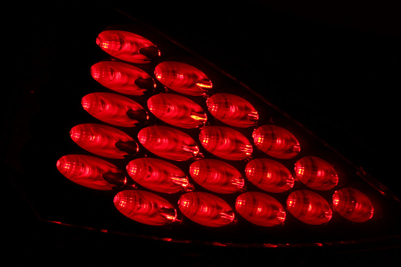 ANZO 2003-2005 Nissan 350Z LED Taillights Smoke-SR1 Performance