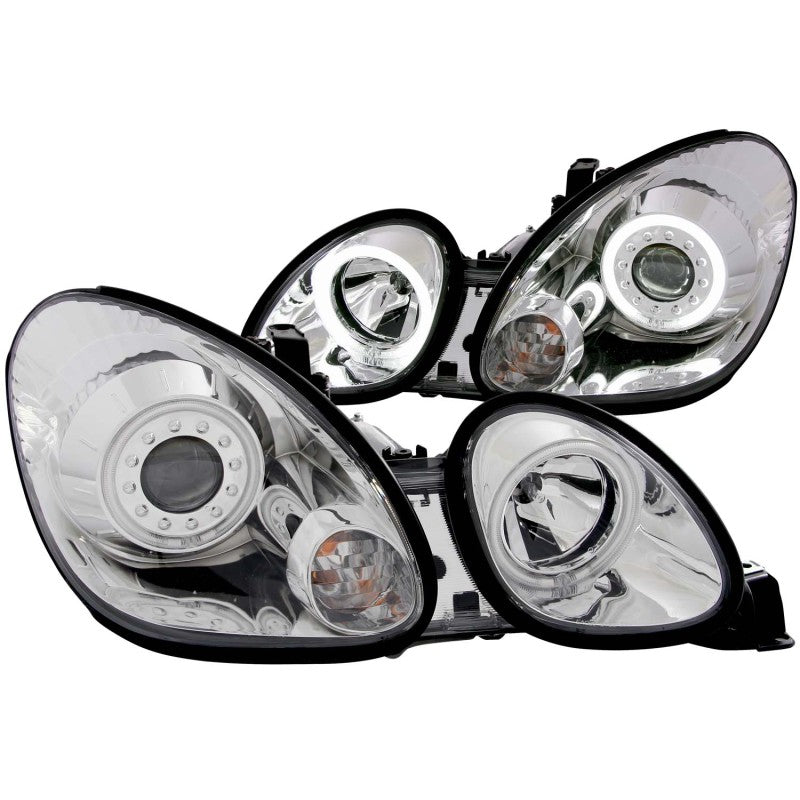 ANZO 1998-2005 Lexus Gs300 Projector Headlights w/ Halo Chrome-SR1 Performance