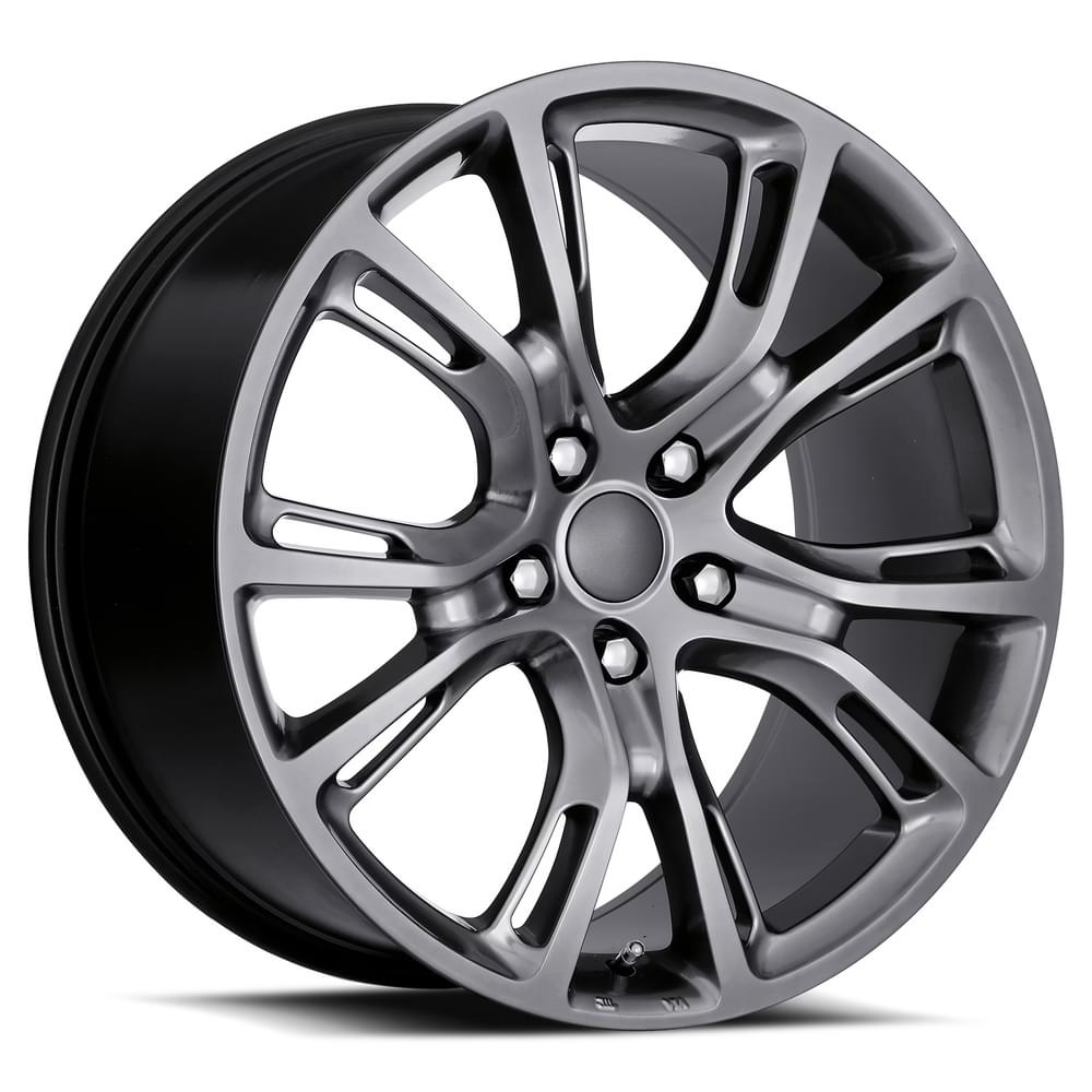 20X10 5x5 +50 HB 71.5 JEEP SPYDR MONKEY HYPER-BLACK WITH CAP-SR1 Performance