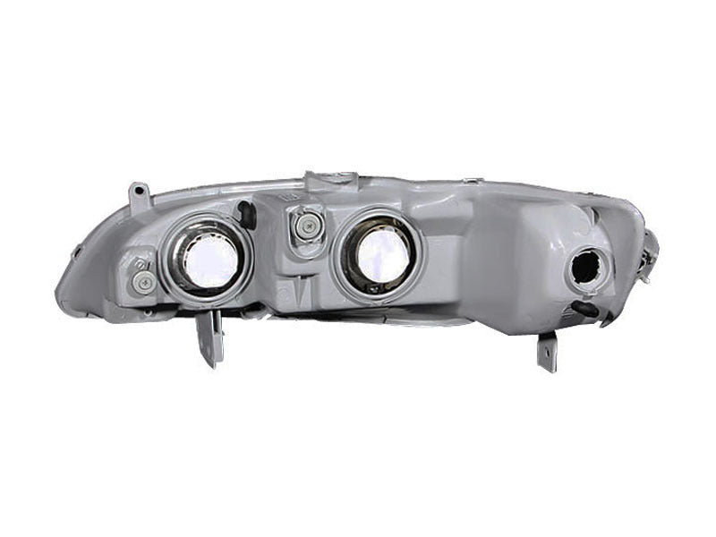 ANZO 1998-2002 Honda Accord Crystal Headlights Black-SR1 Performance