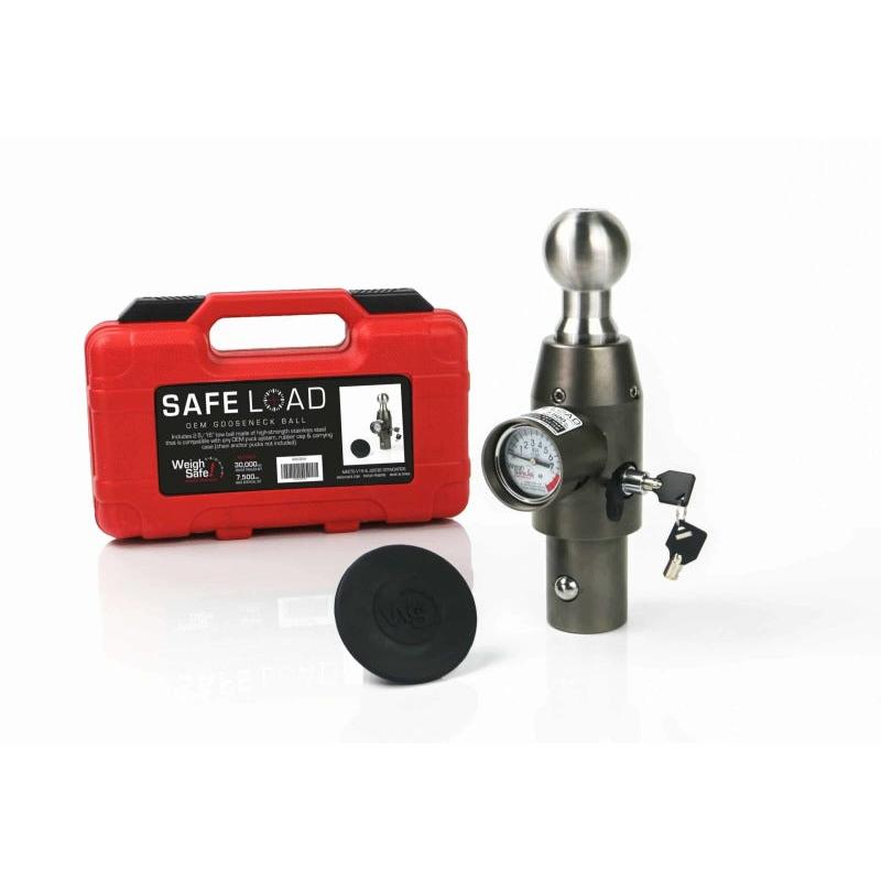 Weigh Safe OEM Gooseneck Ball for RAM Trucks with Pucks * 30,000 lbs GTWR, Stainless Steel