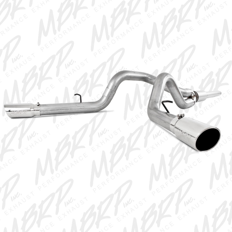 MBRP 1999-2004 Ford F-250/350 V-10 Cat Back 4 Dual Split Side-SR1 Performance